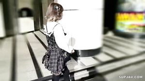 18-year-old slender who looks good in knee high socks