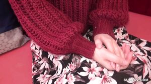 Beautiful slender sensitive shaved young wife Akira subjective/objective set