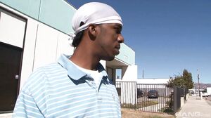 Krys Foxy blonde on roller skates sucks guy in car gets pussy & ass fucked in HD