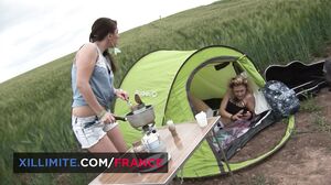 Made In France - Orgy with a blonde and a brunette