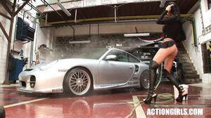 Veronica Zemanova - Porshe 2014 NEW Footage Part 2