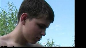 Outdoor Hardcore Twink Threesome