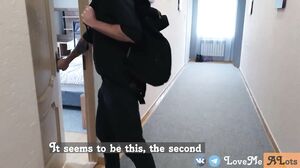 Lovemealots - Sex in a hostel with a girl with a big ass. Russian porn with english subtitles. Lovemealots