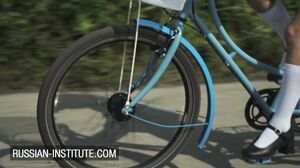 Russian Institute - Lea Guerlin has a quick ride with the janitor