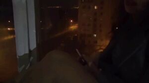 Pretty Adel - Sucked for money in the entrance of her house