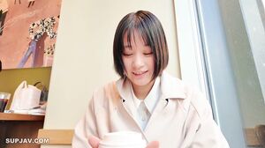 Can I go to a hotel now? A H-cup girl, Mme, who is in need of money, negotiates with herself! She cries half-heartedly after getting a hard-on, and then she gets Nakadashi with her pocket money!