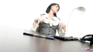 Scout69 - The Interview with Franki Ryder goes so well that he can fuck her right away