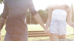 Teen Erotica XXX - First date leads to cock-melting sex with teen goddess Kris The Foxx