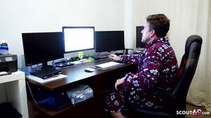 Scout69 - Late at night Jess Scotland is up for a fuck - But only the manager is still there