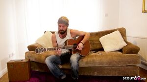 Scout69 - After the guitar serenade Jess Scotland is so touched that she gets all wet downstairs and urgently needs a fuck