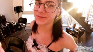 AfterHoursExposed - After Photoshoot Behind the Scenes Sloppy Blowjob With Lots of Ball Sucking Titty Cumshot