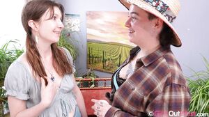 GirlsOutWest - Charlie B And Sophia Rose - Keeping It Wet