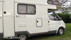 Sexy mature with small breast gets hard sodomized and jizzed in a van