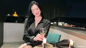 Eva Soda - A date with a Tinder hottie ended in creampie  Take off the Сondom!