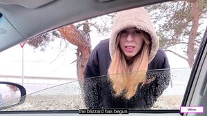 Milfetta - A Village Hitchhiker Girl Pays For His Fare In Kind