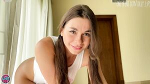 Loly Lips - Brunette With Bouncing Natural Boobs Enjoy the Dick