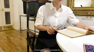 Loly Lips - 'don't Cum on My Skirt' Lustful Teacher Fuckes Student