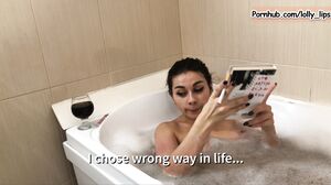 Loly Lips - Stepbrother Caught Me in the Bathroom With a Cigarette