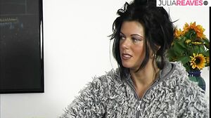 Retro German Casting Tour - Horny babe sucks a huge cock then fucks herself with a dildo