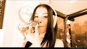 Lenis Diamond - Tiny Flexy Girl is Fucked by 4 Big Black Guys