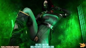 MollyRedWolf - Valorant.Viper fuck her teammate. Pegging, femdom