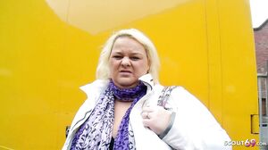 Scout69 - Fat blonde MILF masturbates her pussy to orgasm with sex toys