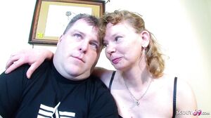 Scout69 - Two German friends order a blonde slut and fuck her properly