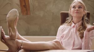 Nancy Ace - Sexy Blonde Teen Boss Gets Fucked And Creampied