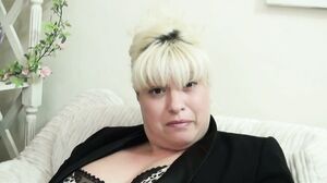 Gina George - MILF Blonde BBW Gets a Threesome