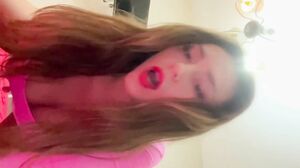 ggardenofrosess - Bitch in Latex Panties Fucks Herself Dildo