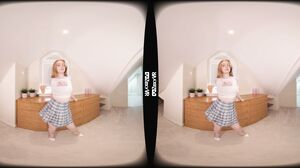 Cute Pale British Girl Striptease