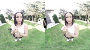 Latina Teen Masturbating in the Garden