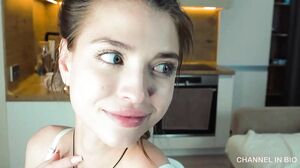 Cute Russian Teen Ruining Her Clothes...