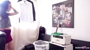 Scout69 - Girlfriend Alessa Savage catches boyfriend masturbating and helps him with it