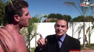 EroCom - Threesome during a hot roleplay with two sexy dark hair sluts