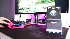 Letty Black - Let's play the game until orgasm - Hot letsplayer cums from remote controled vibrator