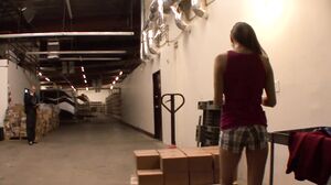 Hand Lotion Studios - Cute teen babe's tight pussy stretched by huge dick