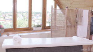 Barra Brass - Blonde Barra Brass fucks massage therapist in cowgirl position