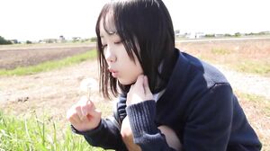 First time to shoot and show her face! A quiet, calm and pretty white girl who grew up in a countryside where time seems to have stopped.