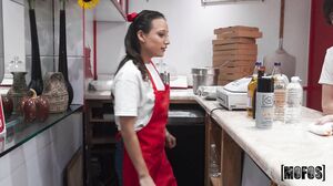 Lola Aiko & Scarlett Karli – The Pizza Corner