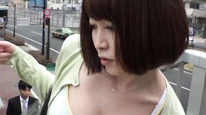 NYH-134 I stuck to a busty married woman on the way home from shopping on a crowded bus and turned up a miniskirt with an erection and made me feel like H and inserted it on the spot / Yu Shinoda Yu
