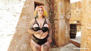 Galda Lou - BIG TITS UNZIPPED - Galda Lou flaunts her sexy boobs and pussy (nothingbutcurves)