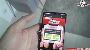 EroCom - German girl does footjob and spreads her legs on a sex date