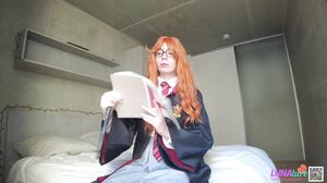 LunaLure - Redhead Uses Her Magic To Suck Cock and Get Fucked