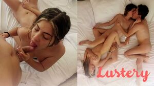 Latina Amateurs in a FFM Threesome - Lustery