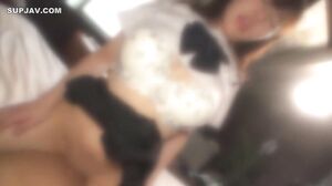 Everyone is so excited to see her in her school uniform which has too much transparency!