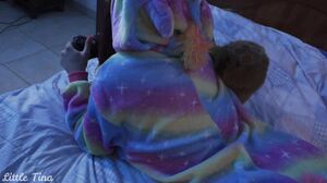 Little Tina - My friend leaves me alone with her brother at the sleepover (he fucks me in the ass)