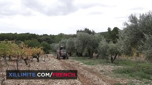 French Girls At Work - Threesome with 2 busty mature women