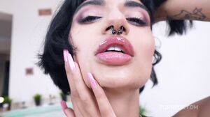 WET TRIPLE SET! Hot slut Candy Scott gets a powerful DVP DAP TP and lots of piss in her mouth from four huge cocks EKS408