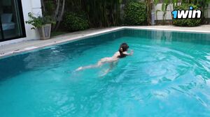 Deluxe_Bitch - Vacation With Stepsister Ended With Fucking in the Pool. Cum on My Face